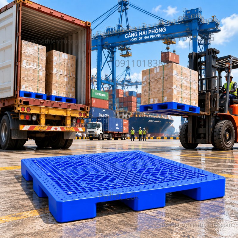 Pallet nhựa xuất khẩu