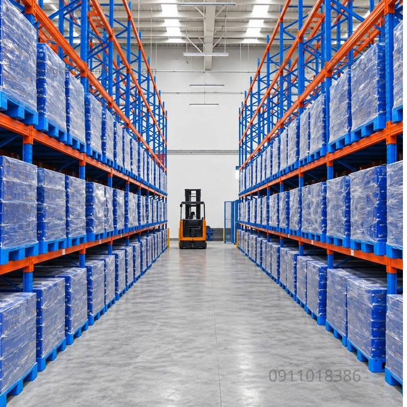 Pallet nhựa liền khối - kê hàng trong kho