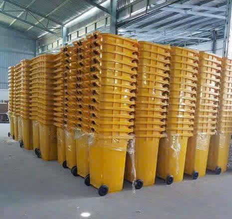 Kho thùng rác nhựa