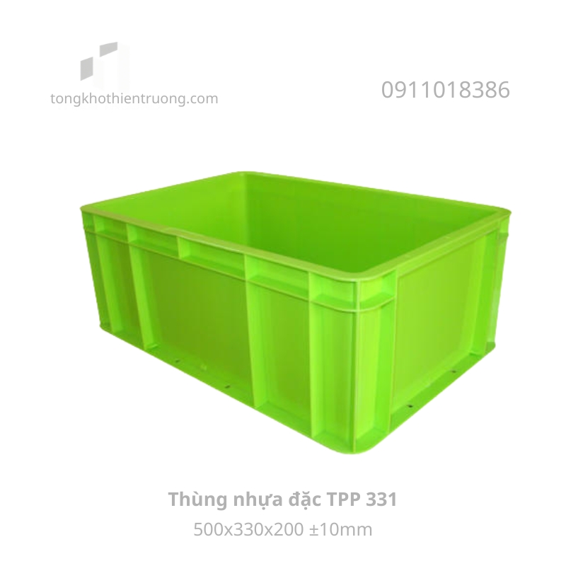 Thùng nhựa đặc TPP 331