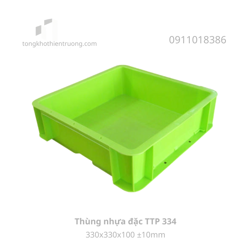 Thùng nhựa đặc TTP 334
