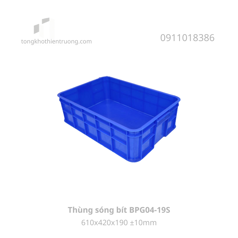Thùng sóng bít BPG04-19S
