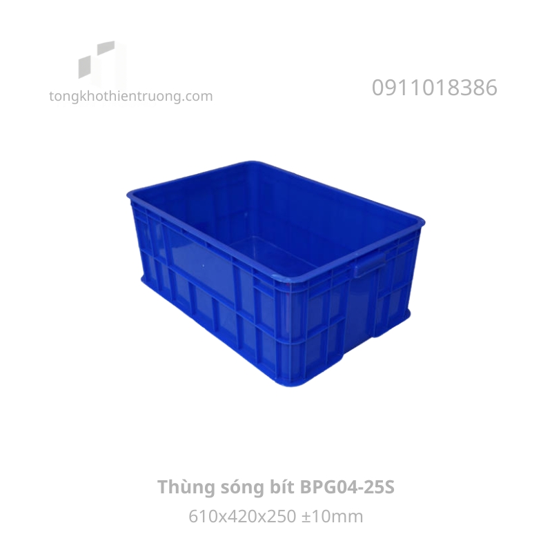 Thùng sóng bít BPG04-25S