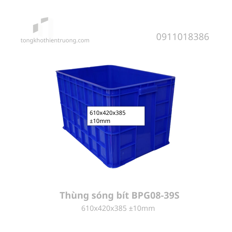 Thùng sóng bít BPG08-39S