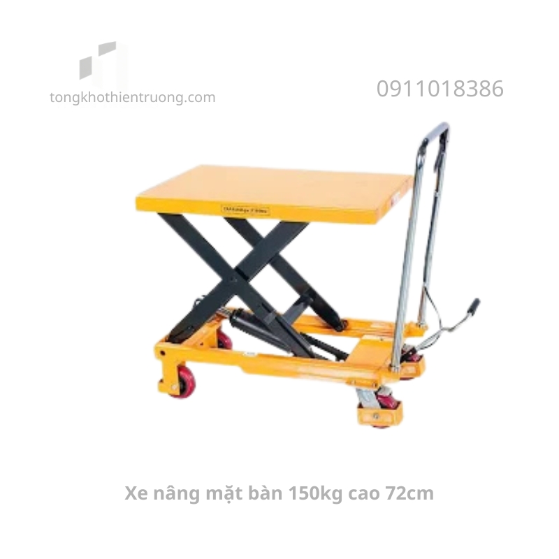 Xe nâng mặt bàn 150kg